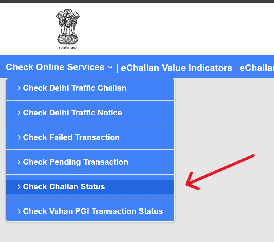 eChallan status